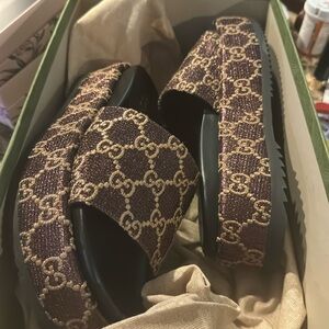 Authentic Gucci slides
